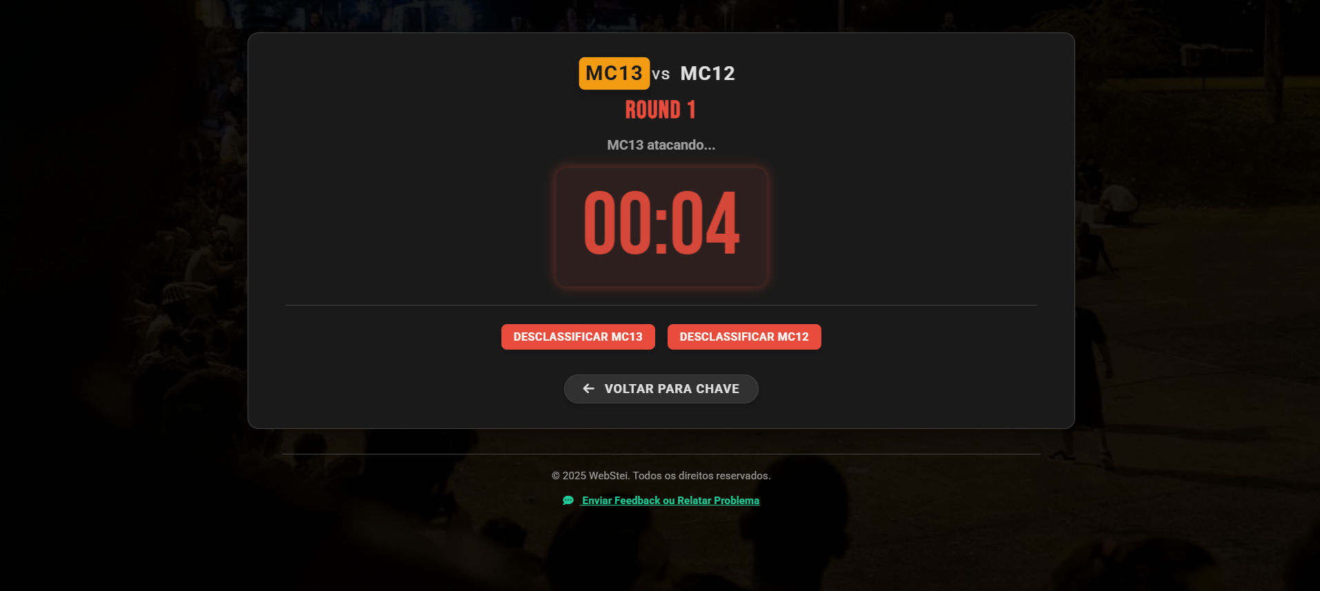 Ilustração da funcionalidade de Tela de Batalha com Cronômetro do FlowGanizer.