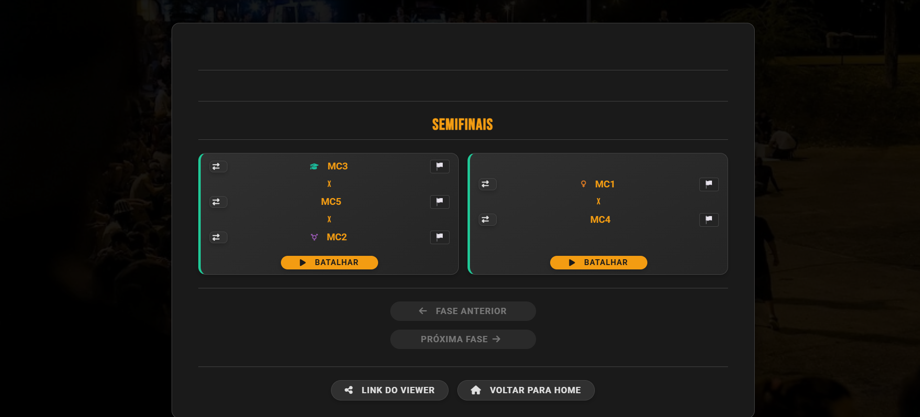 Ilustração da funcionalidade de Chaveamento Automático e Interativo do FlowGanizer.